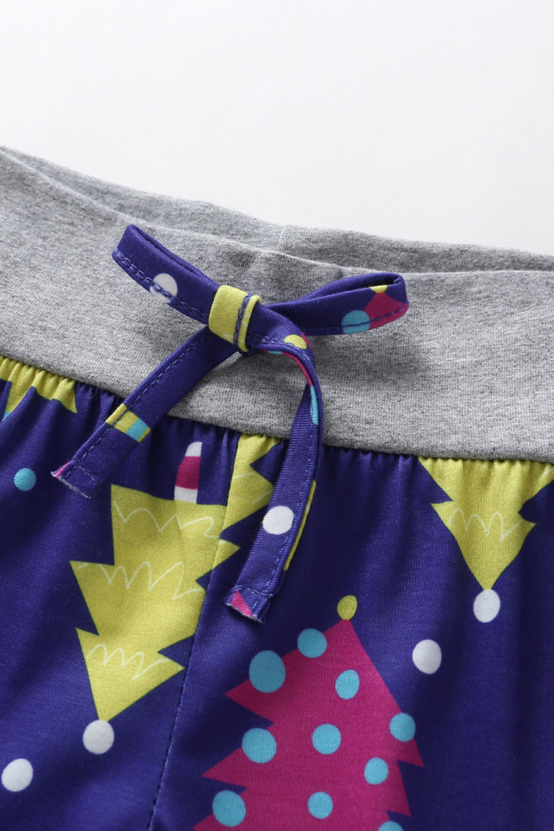 Girls Tree Graphic Hoodie and Pants Set