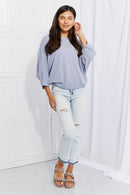 Andree by Unit Full Size Needless to Say Dolman Sleeve Top
