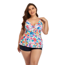 Plus size women's split swimwear