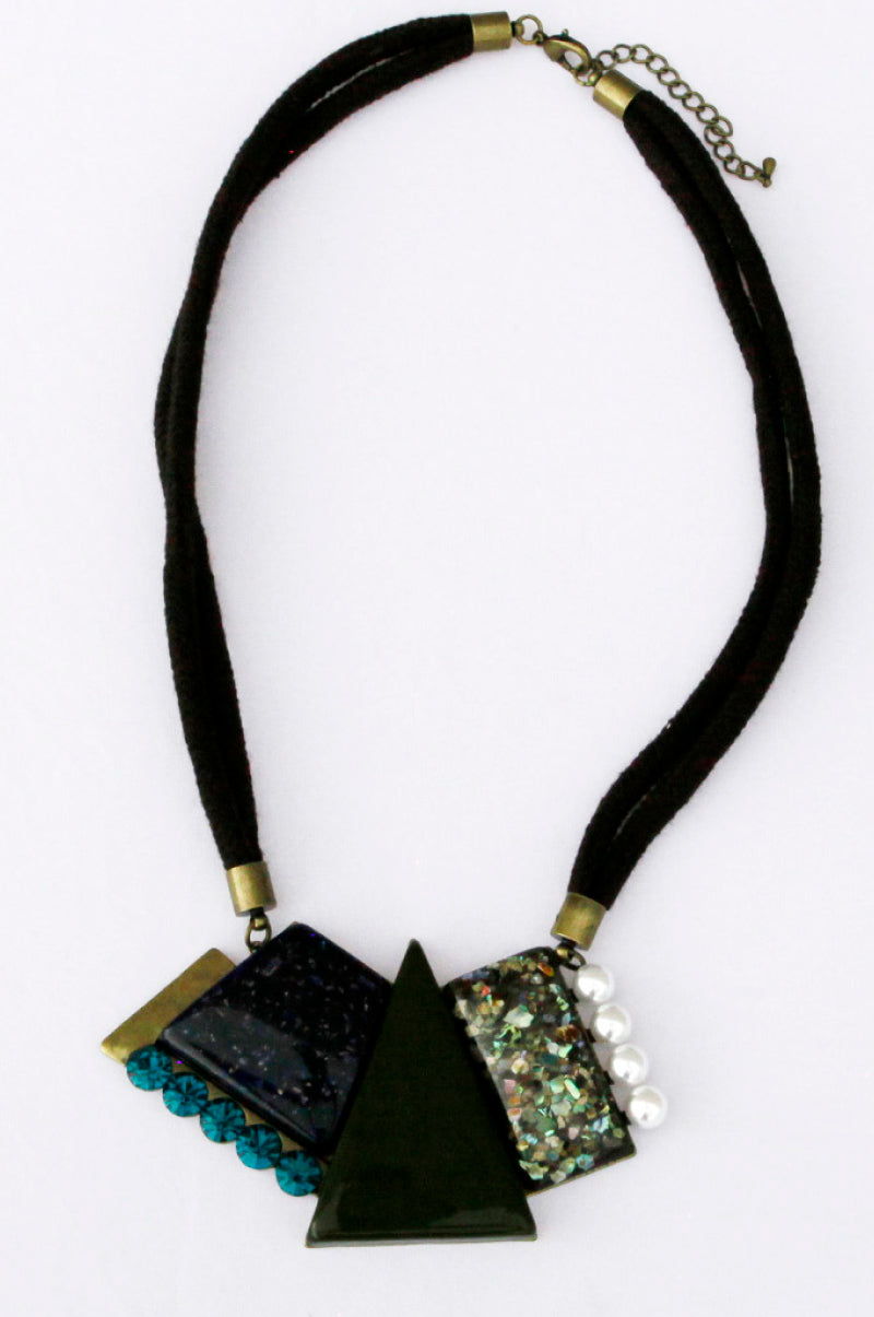 Geometric Stones Necklace