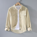 Retro Shirt With Double Pockets Panelling