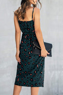 Spaghetti Strap Asymmetric Hem Dress