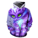 Yin&Yang Cat 3D Animal Print Hoodies Men Casual Sweatshirt Tracksuits Pullover Boy Moletom Outwear Coat 2021 DropShip ZOOTOPBEAR