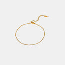 Stainless Steel Bead Anklet