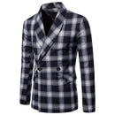 Foreign trade autumn and winter new style men's casual plaid suit jacket