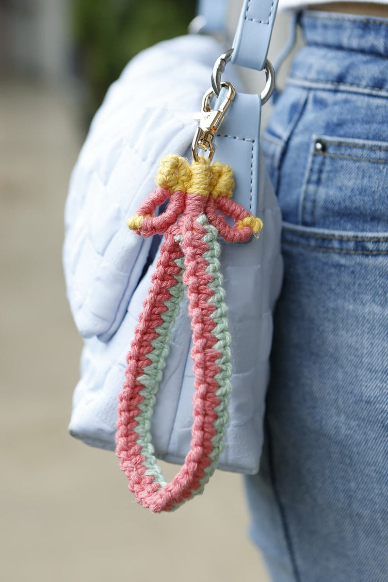 Butterfly Shape Macrame Key Chain