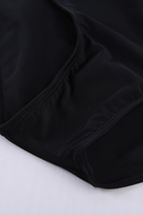 Sky Blue Striped Tie-dye Racerback Tankini Swimsuit