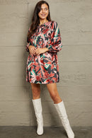 GeeGee Full Size Satin Baby Doll Dress