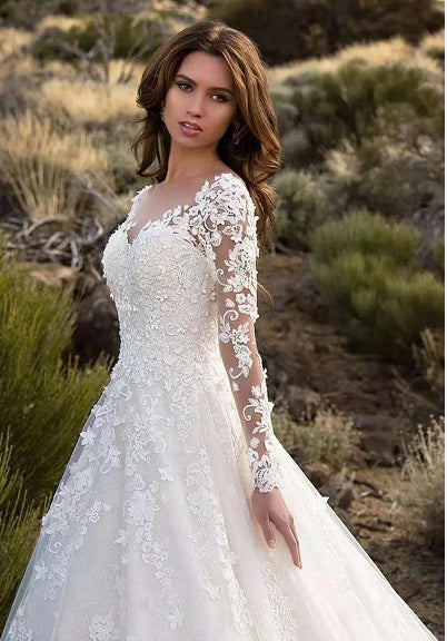 One Shoulder White Bridal Wedding Dress Dress
