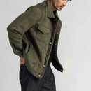 New Suede Jacket Lapel Men's Workwear Coat