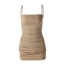 Articat Summer Dress  Strapless Spaghetti Strap