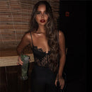 Women's  Lace Bodysuit  Hollow Out