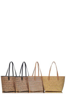 Chic Trendy Cork Textured Fashion Pattern Shopper Bag