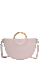 Stylish Semi Circle Modern Satchel With Long Strap
