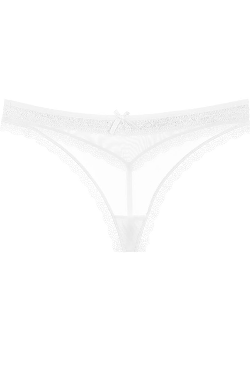 Lace & Mesh G-string Thong