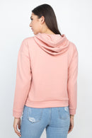 Self-tie Drawstrings Hoodie