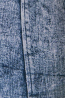 A Sleeveless Denim Mini Dress