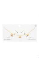 Evil Eye Charm Gold Dipped Necklace