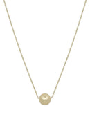 Metal Chain Pearl Pendant Necklace