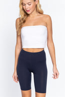 Cotton Jersey Short Leggings