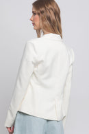 Single Button Closures Vertigo Blazer