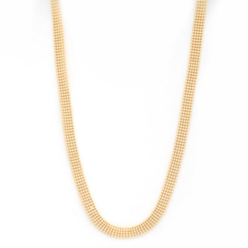 Sodajo Gold Dipped Brass Chain Necklace