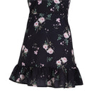 Women Mini Boho Floral Dress
