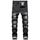Men Ruffled Youth Straight-Leg Jeans