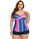 Women Print Four Corners Split swimwear