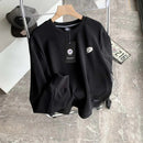 Cotton Soft Long Sleeved Pullover Bottoming Shirt