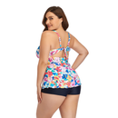 Plus size women's split swimwear