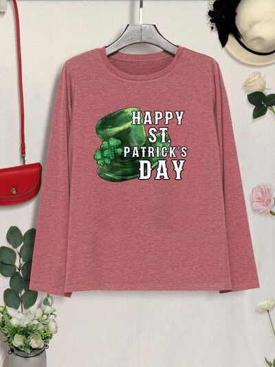 HAPPY ST. PATRICK'S DAY Round Neck T-Shirt