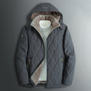 Men's Stand Collar Detachable Hood Jacket