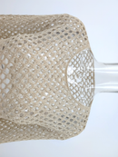 Round Neck Crochet Bell-Sleeved Cropped Beach Cover-ups