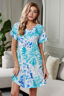 Tie-Dye Shirt Dress