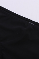 Sky Blue Striped Tie-dye Racerback Tankini Swimsuit