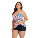 Plus size women's split swimwear