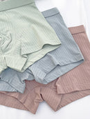 Men's pure cotton one piece boxer briefs