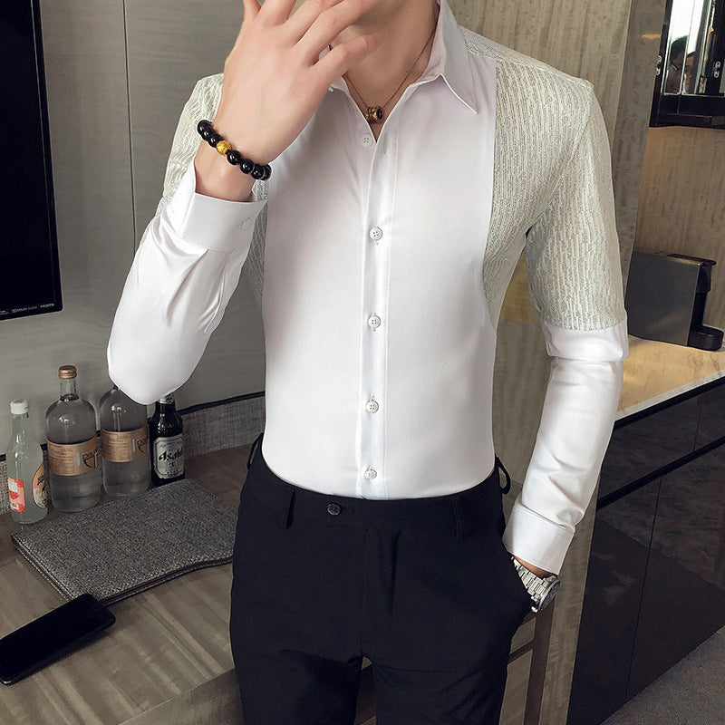 Men's Slim Fashion All-match Trend Shirt