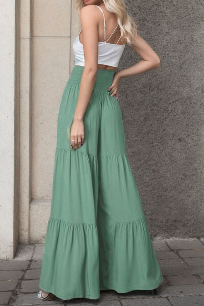 Tied Wide Leg Pants