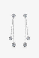 2.6 Carat Moissanite 925 Sterling Silver Earrings