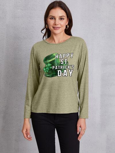 HAPPY ST. PATRICK'S DAY Round Neck T-Shirt