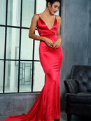 Plunge Backless Cami Dress