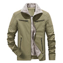 Jacket Coat Men's Fleece Heavy Coat Lamb Fleece