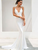 Plunge Backless Cami Dress