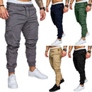 Casual Pants Tethered Elastic Waist Sports