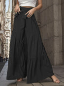 Tied Wide Leg Pants