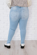 Kancan At Last Distressed Button Fly Skinny Jeans