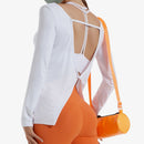 Twisted Open Back Sports Top