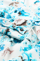 Floral Surplice Split Tie Waist Maxi Dress